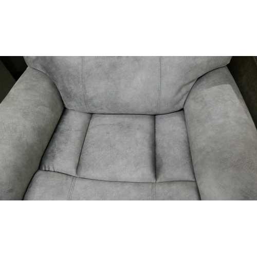 1377 - Felix Reclining Chair Fabric Swivel Recliner, Original RRP £333.33 + vat (4207-11) *This lot is subj... 