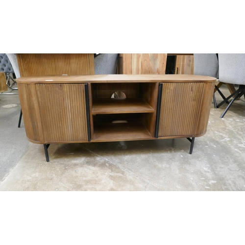 1408 - A Zen two door TV cabinet  *This lot is subject to VAT