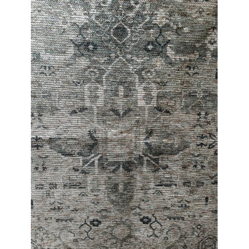 1442A - Grey ground vintage look full pile rug 170 x 120