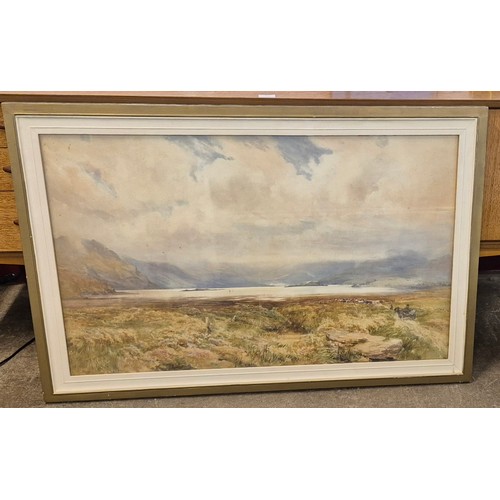 27 - William Bingham McGuinness (1849-1928), Near the Golf Links, Strathcannon, watercolour, signed lower... 