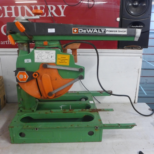 2047 - A DeWalt DW125 Power Shop 230v radial arm saw