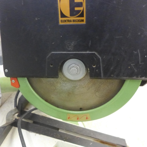 2048 - An Elektra Beckum D4470 sliding compact mitre saw (Failed PAT test due to earth continuity)