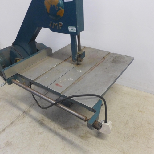 2004 - An IMP Speed pulley driven 240V band saw