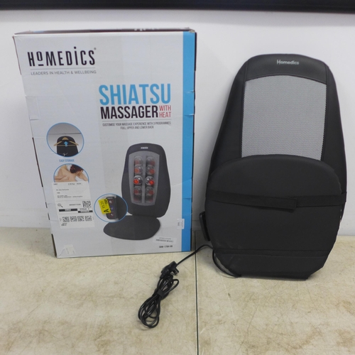 2091 - A Homedics Shiatsu massager chair with heat control