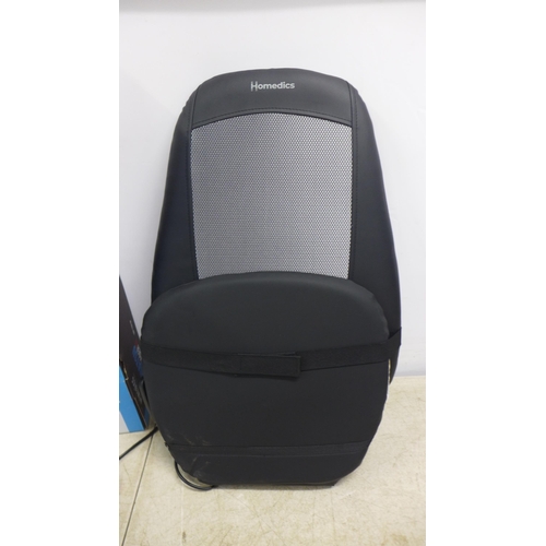 2091 - A Homedics Shiatsu massager chair with heat control