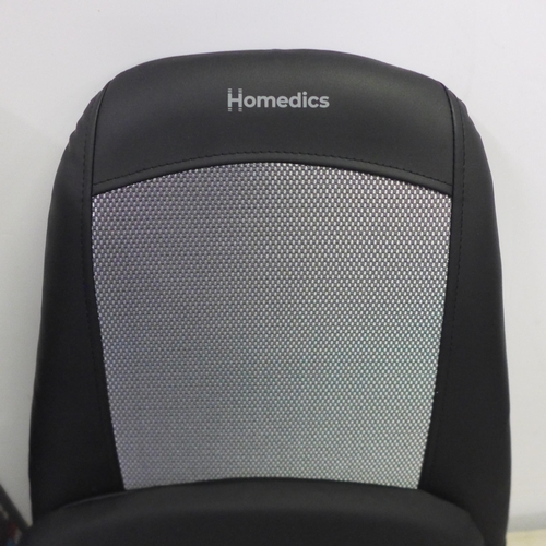 2091 - A Homedics Shiatsu massager chair with heat control