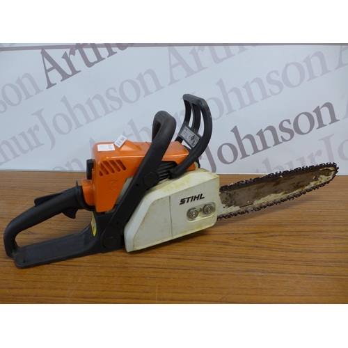 2208 - A Stihl MS170 compact petrol driven topper chainsaw (2007)