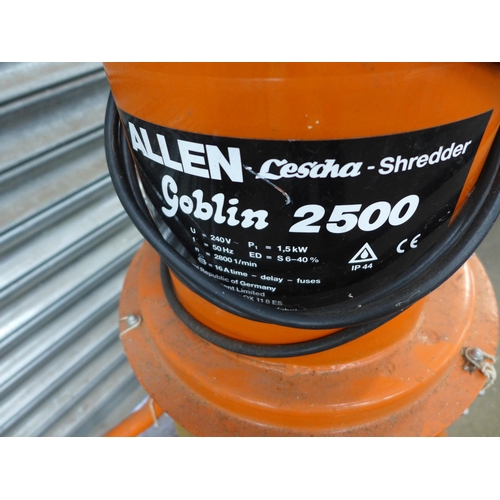 2244 - An Allen Goblin 2500, 240V shredder