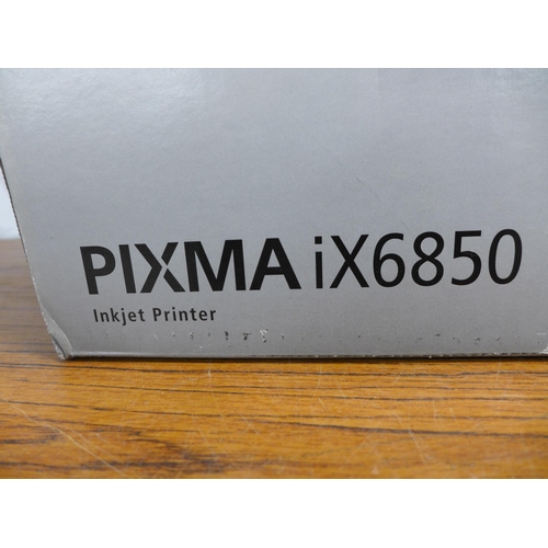 2300 - A Canon Pixma ix6850 inkjet printer with Wi-Fi and Ethernet connection