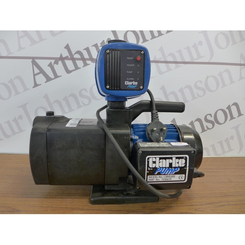 2310 - A Clarke Pump CBM240E, 230V, water boosting pump - 8251 - sold as scrap  *This lot is subject to VAT