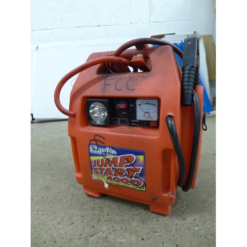 2326 - A Clarke pump PW80A petrol powered water pump (8224), a Clarke power IG1200D, 1100W petrol powered i... 