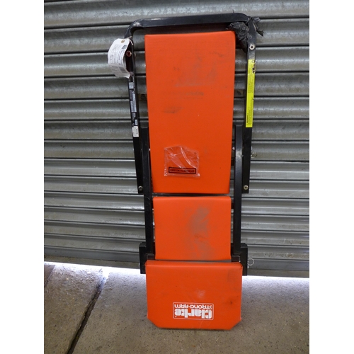 2330 - 3 Clarke 3-in-1 CMC60 car creeper trollies (8223 and 8249) - sold as scrap - * This lot is subject t... 