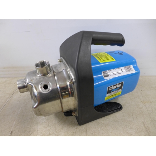 2334 - A Clarke Bandit Air Bandit V, 4.2 CFM, 1HP portable air compressor, a Clarke NH3APC compressor pump ... 