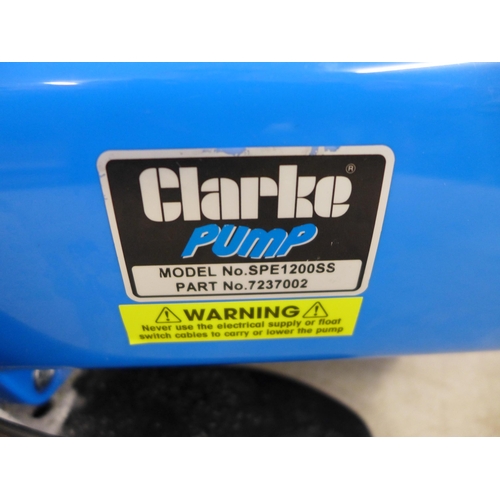 2334 - A Clarke Bandit Air Bandit V, 4.2 CFM, 1HP portable air compressor, a Clarke NH3APC compressor pump ... 