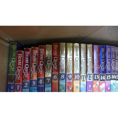 1091 - A set of Beast Quest novels, (48). The Worst Witch set of books and other childrens books **PLEASE N... 