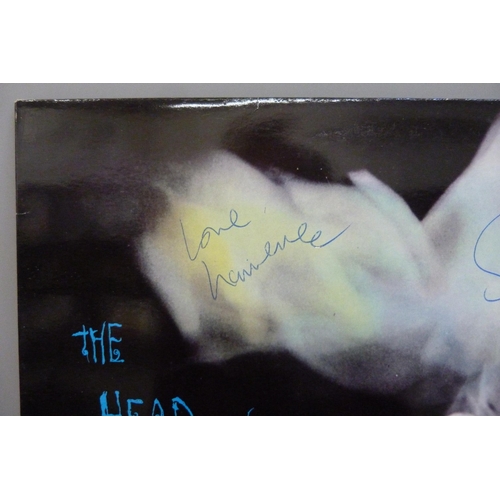 601 - The Cure, The Head on the Door LP record, promotional copy, signed by members of the band