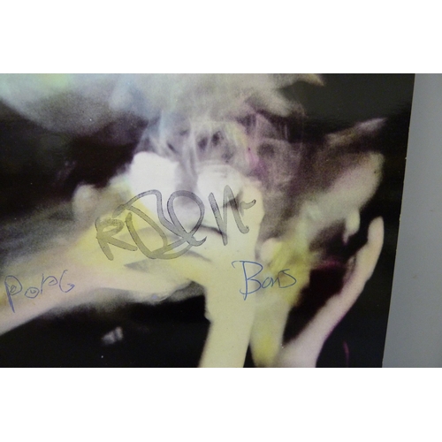 601 - The Cure, The Head on the Door LP record, promotional copy, signed by members of the band