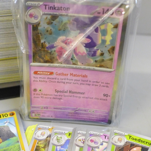 642 - Five hundred Pokemon cards including holographic