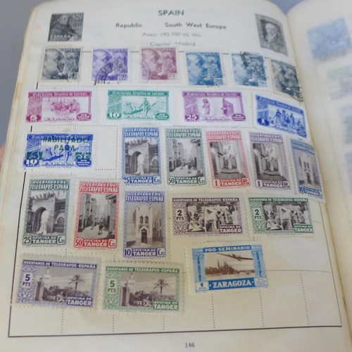 646 - Four albums of World stamp collections