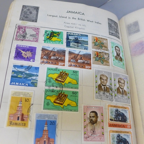 646 - Four albums of World stamp collections