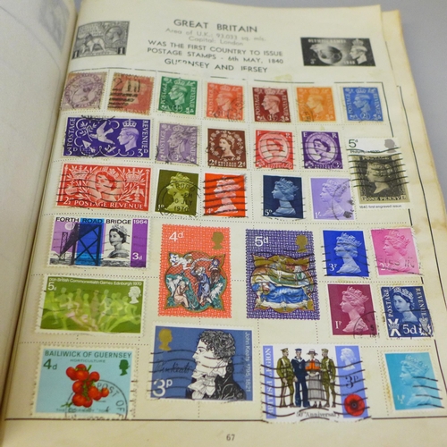 646 - Four albums of World stamp collections