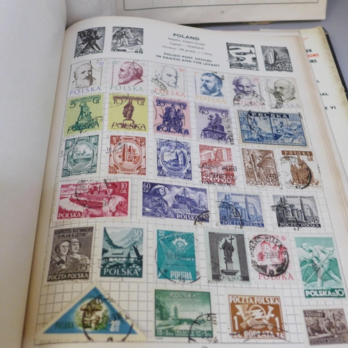 646 - Four albums of World stamp collections