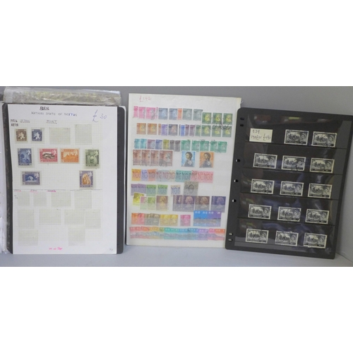 651 - GB and World stamps on 23 sheets, duplication but catalogues at over £3,000