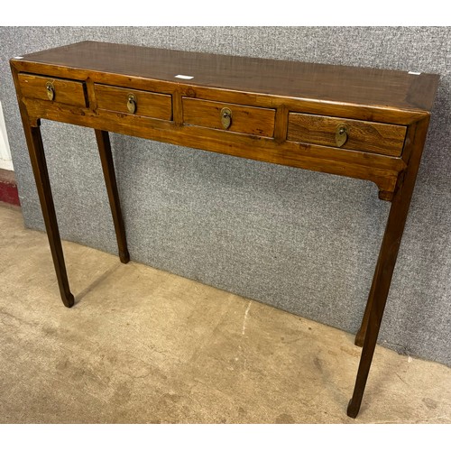 315 - An Chinese hardwood console table