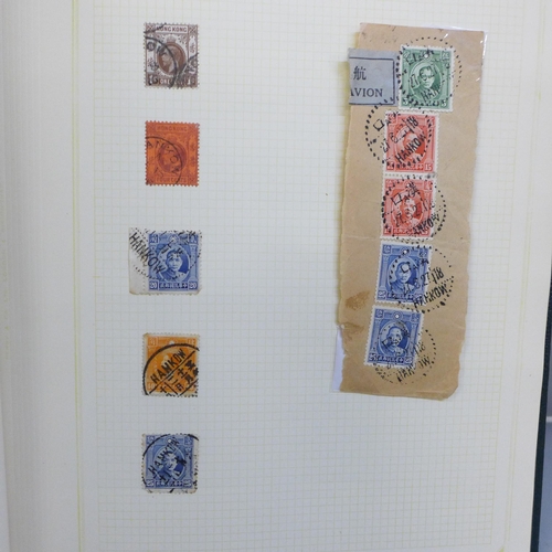 677 - Album of stamps collected for Chinese postmarks, including treat ports, IJPO etc