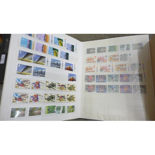 678 - Great Britain 1981-2000 unmounted mint commemoratives in stock box and in 170+ presentation packs. F... 