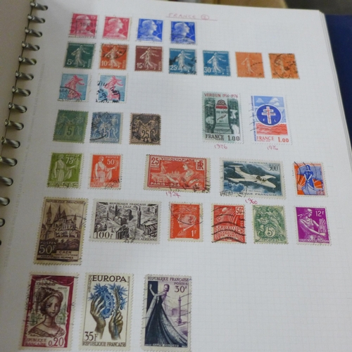 696 - Box of stamps, covers, etc., loose and in albums