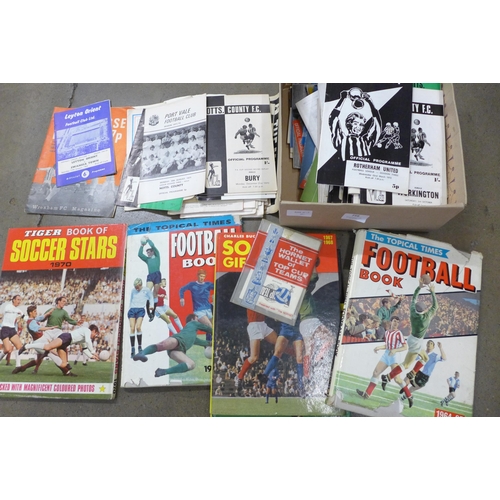 756 - A collection of 1960s and later football programmes, mainly Notts County home, some away and some fo... 