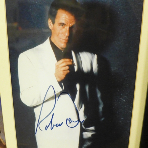 765 - A Timothy Dalton signed display, Licence to Kill, with two autographs by Dalton and Robert Davi, tog... 