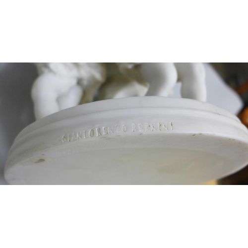 779 - A Cherub table centerpiece pedestal bowl, 28cm