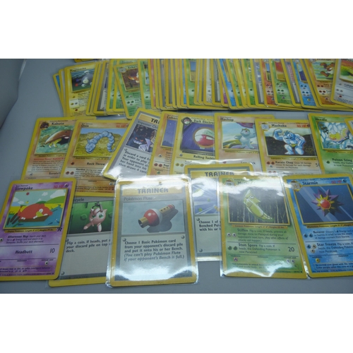 821 - A collection of vintage Pokemon cards