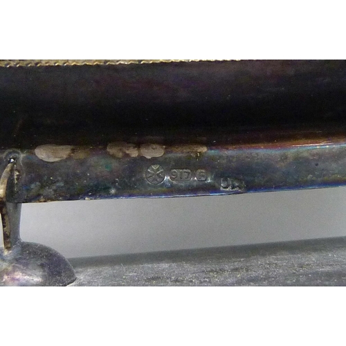 831 - A Maltese silver model ship, marked with cross and 917, height 14.5cm