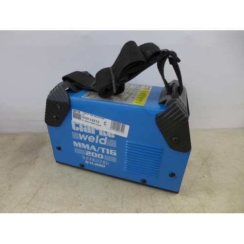 2347 - A Clarke Weld MMA/TIG 200 turbo inverter, a Clarke IBC15, 12V intelligent battery charger/maintainer... 