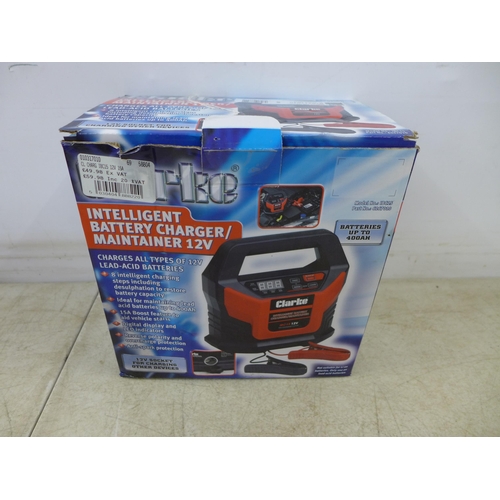 2347 - A Clarke Weld MMA/TIG 200 turbo inverter, a Clarke IBC15, 12V intelligent battery charger/maintainer... 