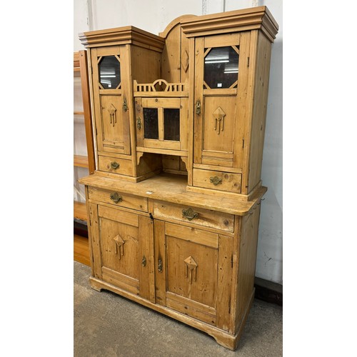 351 - A 19th Century French carved pine dresser