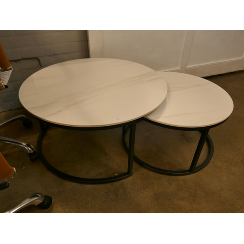 1325 - Bentley Design Mateo Stone Coffee Table Nest, Original RRP £749.99 + vat    (325-276) This lot is su... 