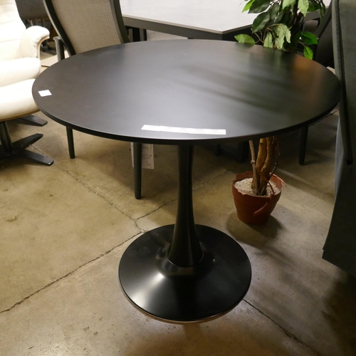 1405 - A black tulip table, 80cm