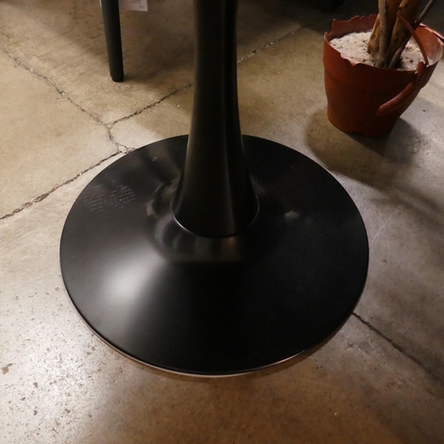 1405 - A black tulip table, 80cm