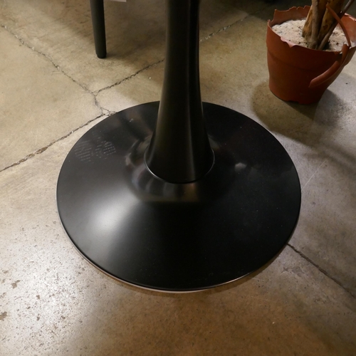 1407 - A black tulip table, 80cm