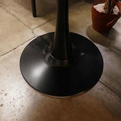 1408 - A black tulip table, 80cm