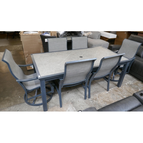 1480 - Agio Turner 7 Piece Sling Dining Set   , Original RRP £1249.99 + vat (4207-5) *This lot is subject t... 