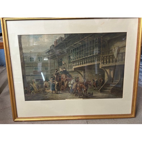 416 - A set of six Georgian street scene prints