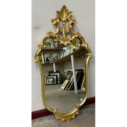 407 - A Regency style gilt framed mirror