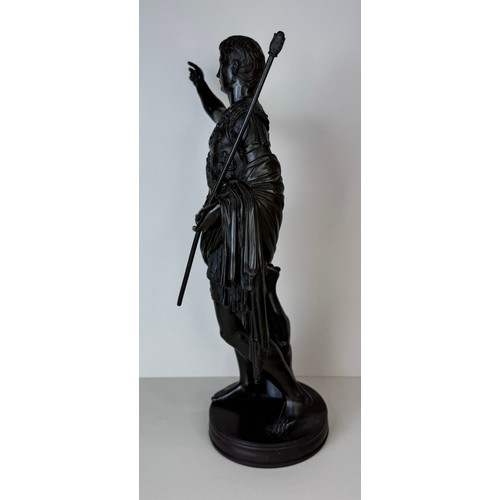 104 - A 19th Century Italian Grand Tour bronze figure of Augustus of Prima Porta, 35cms h