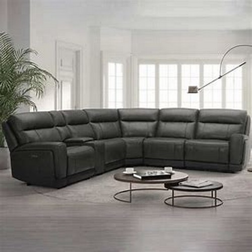 1479 - Gilman Creek Lauretta Leather Corner Sofa, Original RRP £1999.99 + vat (4208-21) *This lot is subjec... 