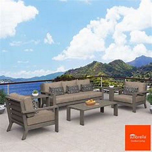 1492 - Atleisure Brookview 6 piece Patio Set, Original RRP £2083.33 + vat - frame damage (4208-6) *This lot... 